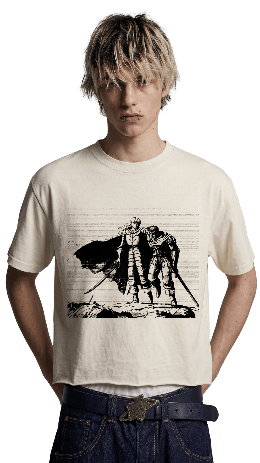 Guts Griffith Boxy Vintage Tee - The Wound & The Wing Kawaii