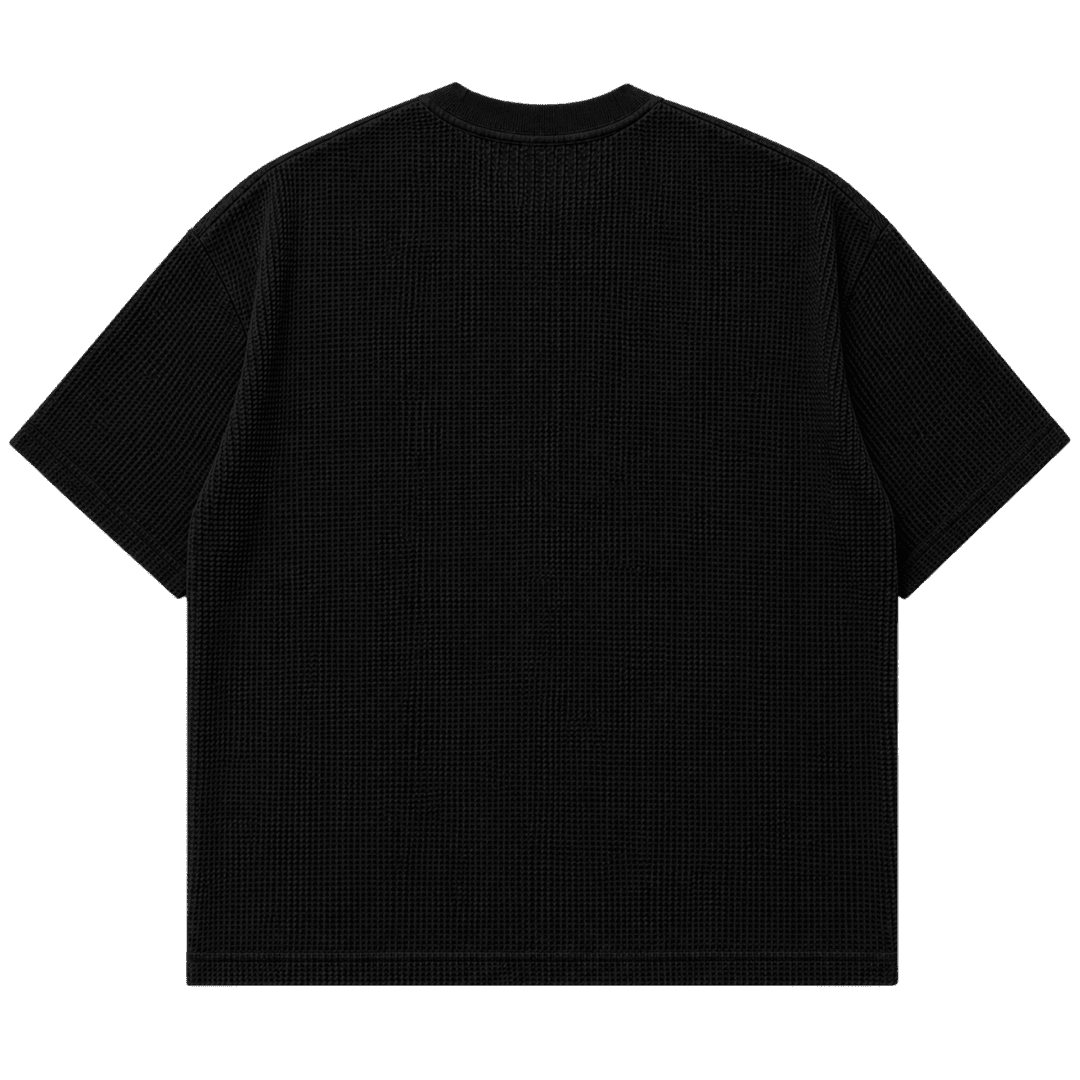 1997 Berserk Black Waffle Tshirt Kawaii