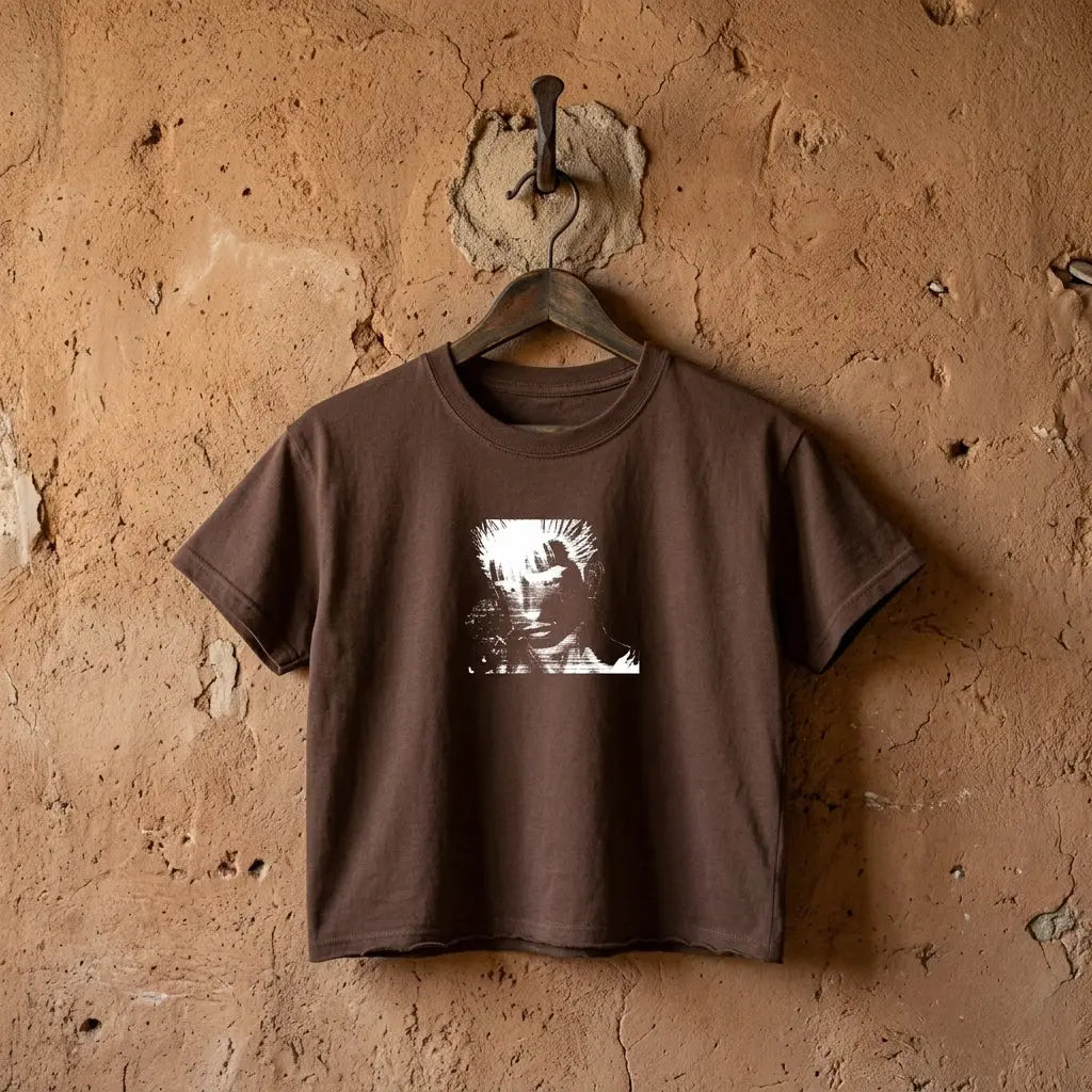 Kind as a flower - Guts Vintage Brown Boxy T-Shirt Kawaii